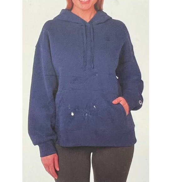 Champion Women's Blue Pullover Hoodie | Size Large - Picture 3 of 5